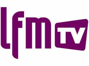 The logo of LFM TV