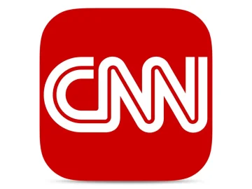 The logo of CNN International News