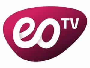 The logo of Eo TV