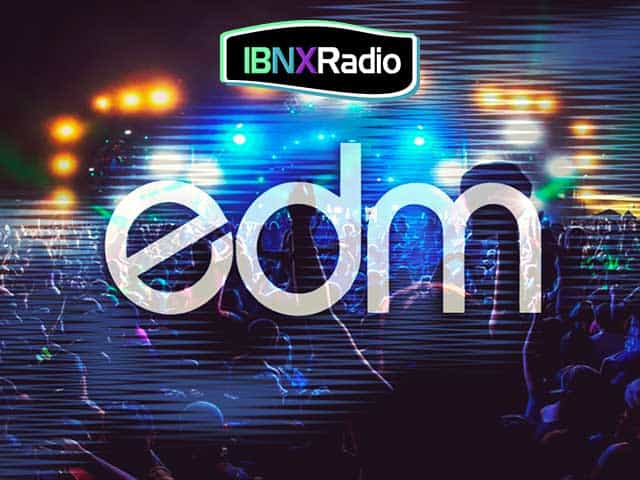 The logo of IBNX Radio - #EDMNX