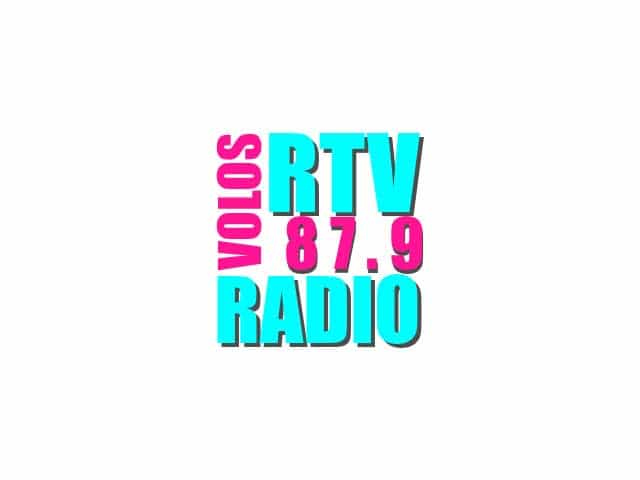 The logo of Volos RTV 1