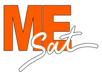 The logo of MeSat TV