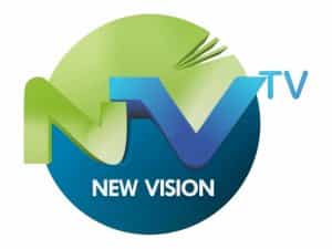 The logo of New Vision TV