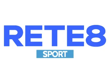 The logo of Rete 8 Sport TV