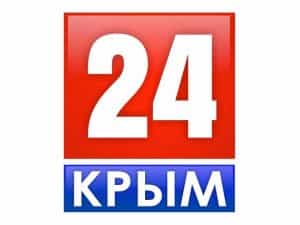 The logo of Crimea 24 TV