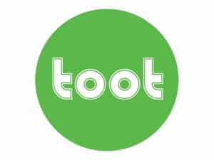 The logo of Toot TV