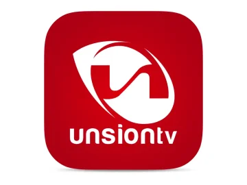 The logo of Unsion TV