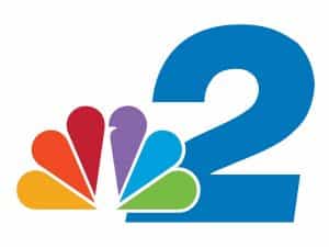 The logo of NBC2 News